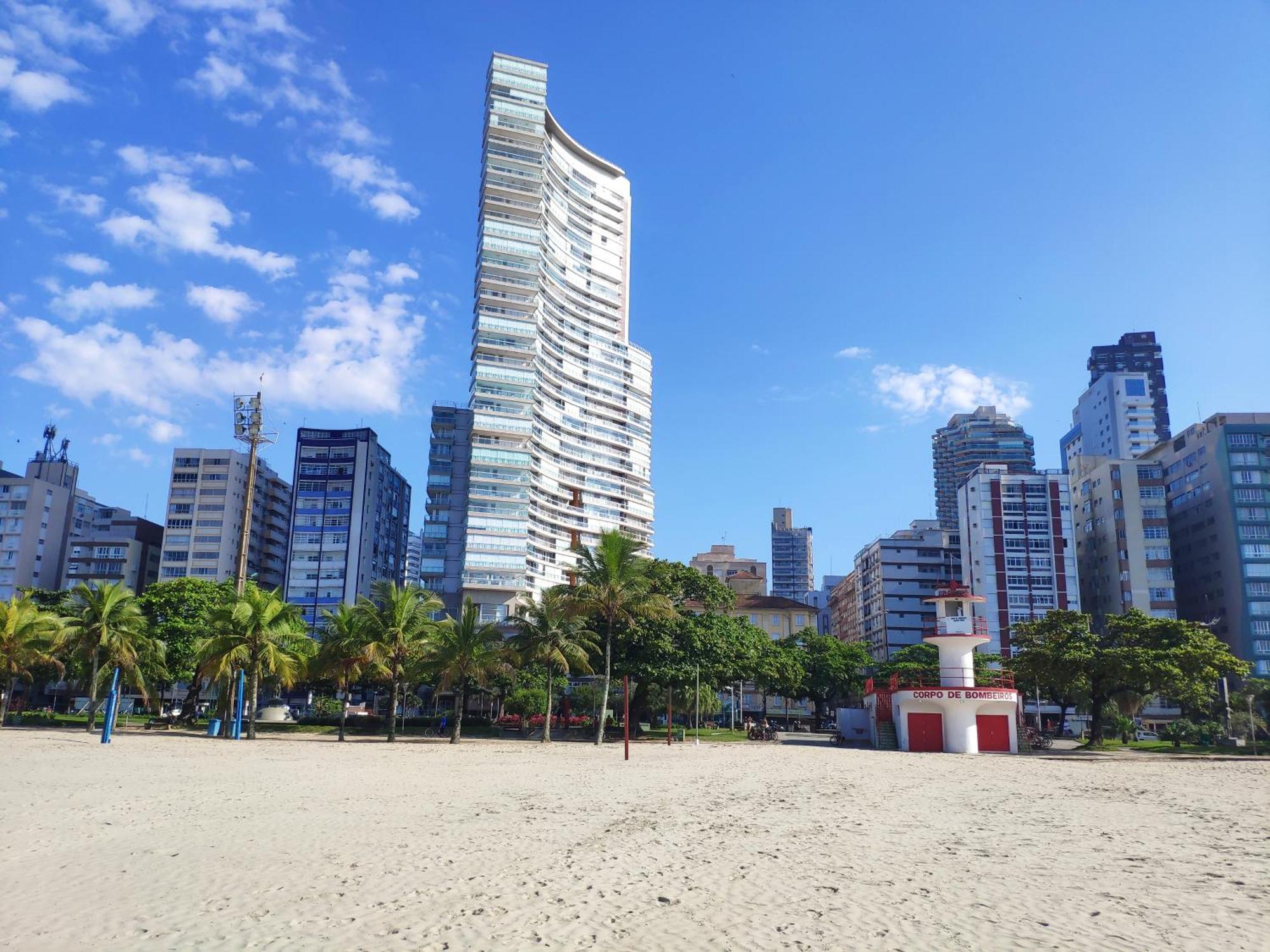 Book Santos - Unlimited 3202 - 2 Quartos Alto Padrao Vista Mar Экстерьер фото